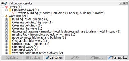 Duplicated objects on Validation Results