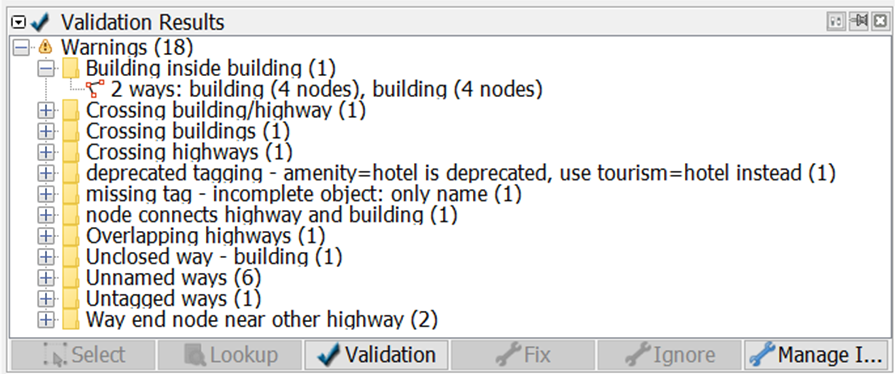 Building inside building on Validation Results