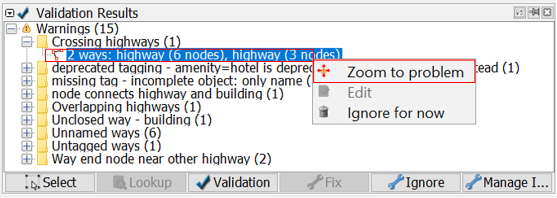 Zooming to Warning: Crossing highways